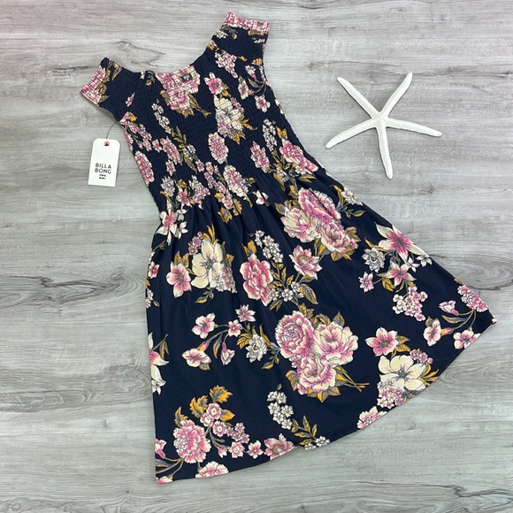 🔆BILLABONG 🔆 OFF BEACH FLORAL DRESS - Picture 9 of 10
